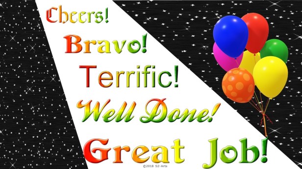 Image of Congratulations Card with Encouragement Words