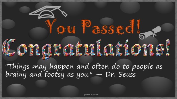 Image of Congratulations Card with Graduation Hat and Diploma