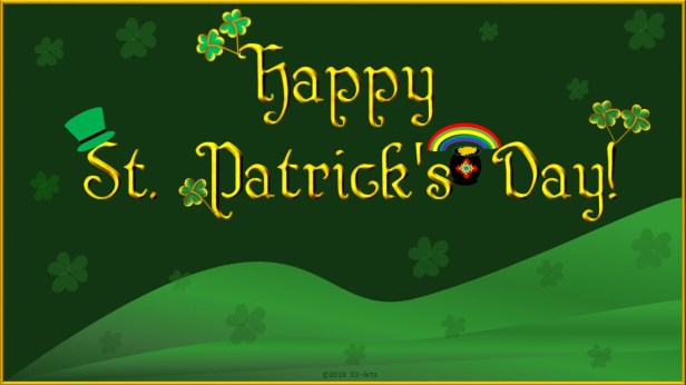Image of St. Patrick's Day with Shamrock and Leprechaun Hat