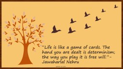 Image of Sympathy Card with Brown Tree and Birds