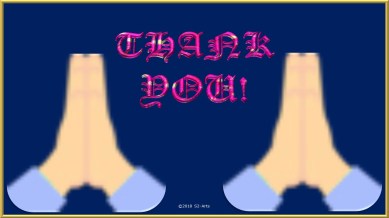 Image of Thank You Card with Namaste Symbol