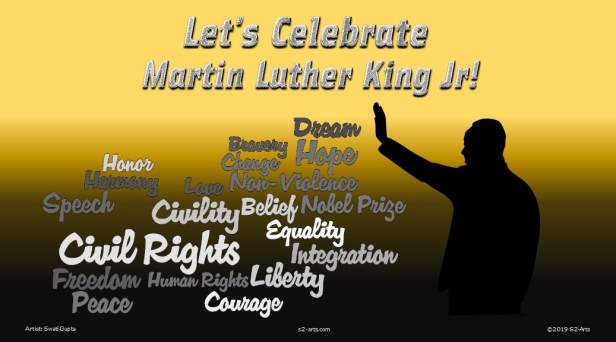 Image of Martin Luther King jr. Day Card