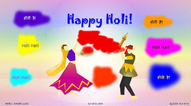 Image of Happy Holi Card