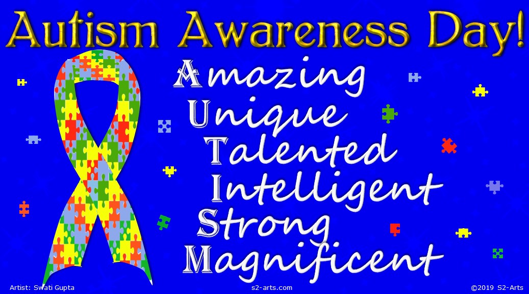 Image of Autism Awareness Card