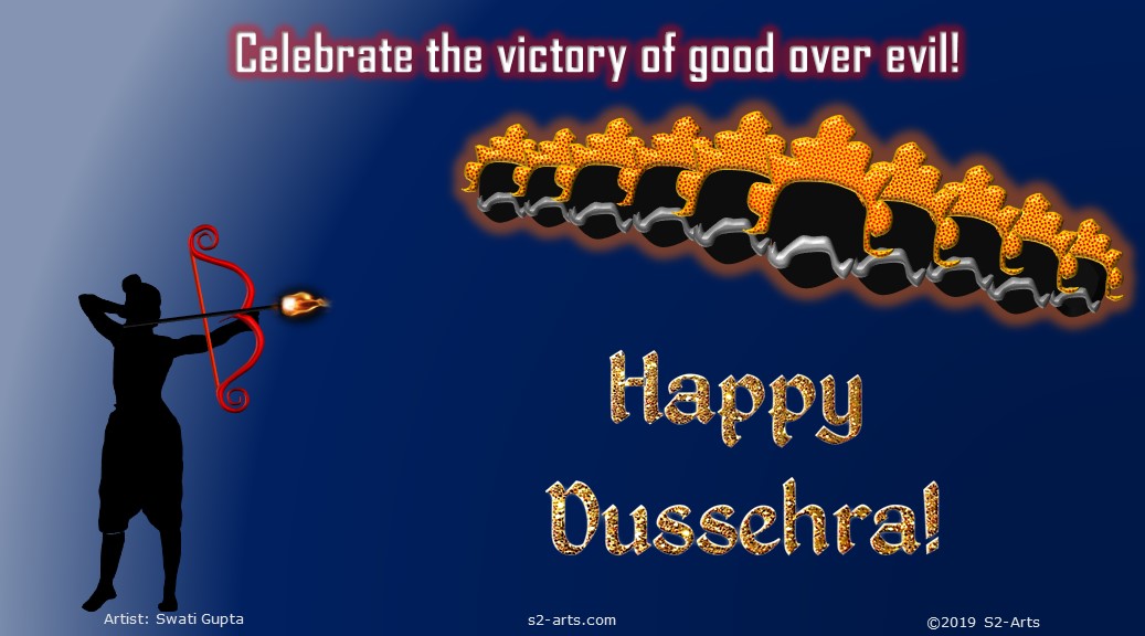 image of Happy Dussehra card